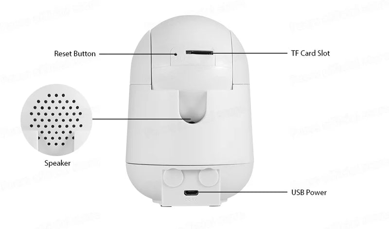 Câmera Sem Fio com Rastreamento automático e Conexão Wi-fi - Setor Magazine